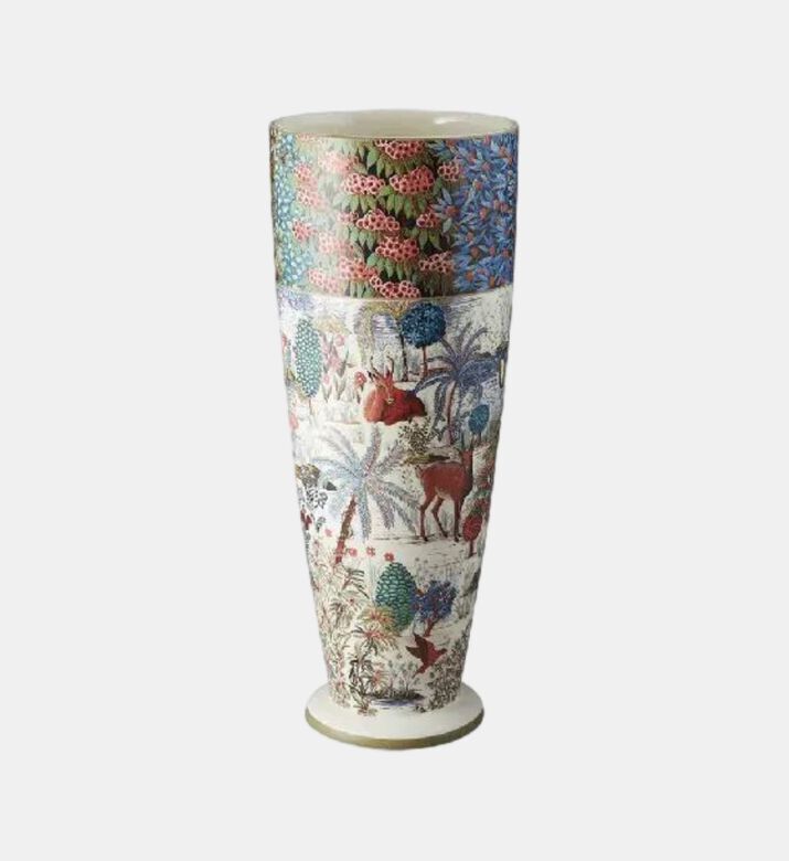 Gien Jardin Du Palais Fuseau Vase, Packshot View