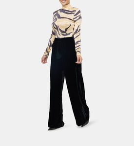 Luca Tiger Print Knitted Bodysuit