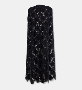 By Febe Fur Collar Cutwork Cape, Packshot View