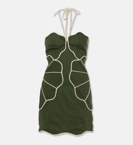 Farm Rio Wavy Cut-outs Mini Dress, Packshot View