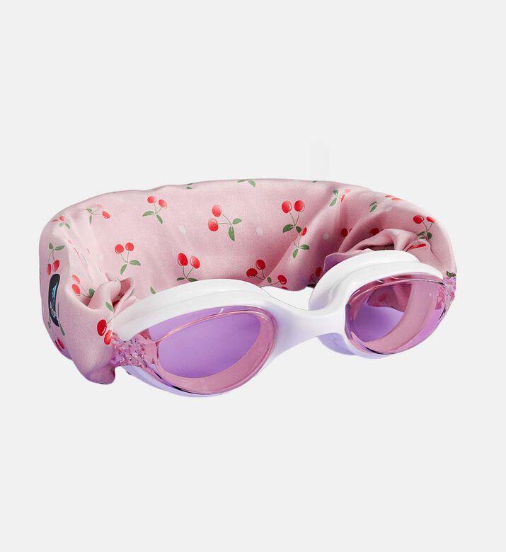 Pink Cherries Ultra-soft Band Swimming Goggles