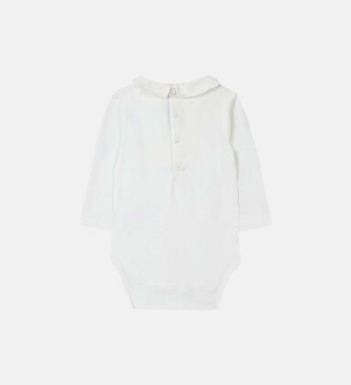 Baby Ceremonie Garcon Cotton Onesie
