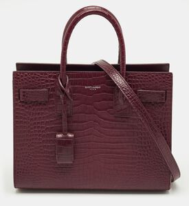 Yves Saint Laurent Saint Laurent Croc-embossed Leather Classic Tote Bag, Packshot View