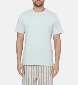 تيشيرت بشعار غرافيكي مطرز