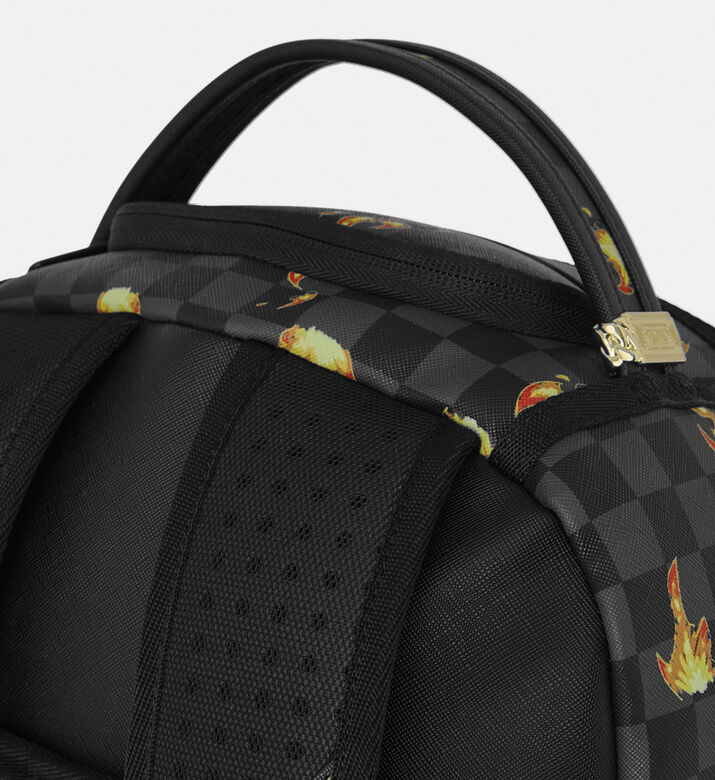 Sprayground Backpack Scribble Fire Check, Packshot View