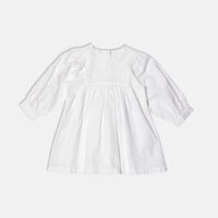 Floral Embroidered Long-sleeve Dress