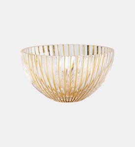 وعاء آيس كريم ذهبي كامل