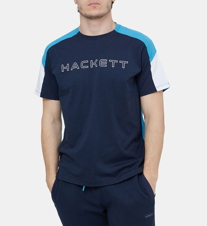 تيشيرت تور قطن بطبعة شعار