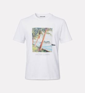 Jacob Cohen Tropical-print Crewneck T-shirt, Packshot View