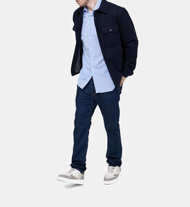 Pal Zileri Button Down Striped Cotton Shirt, Model View