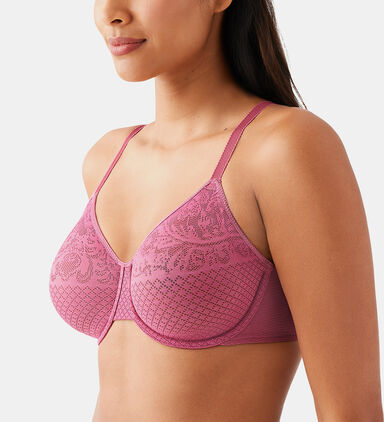 Visual Effect Underwired Minimizer Bra