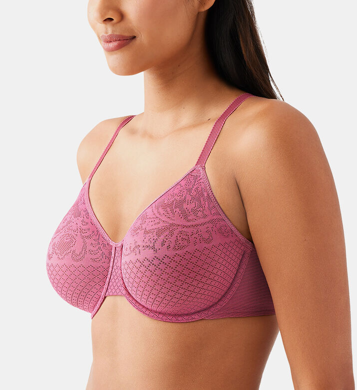Visual Effect Underwired Minimizer Bra