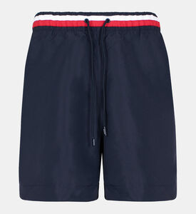 Global Stripe Mid-length Swim Shorts