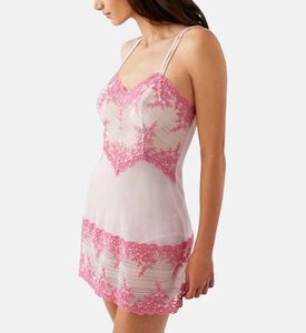 Sheer Lace Floral Chemise