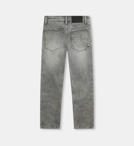 Boy Knitted Denim Trousers