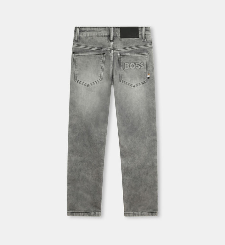 Boy Knitted Denim Trousers