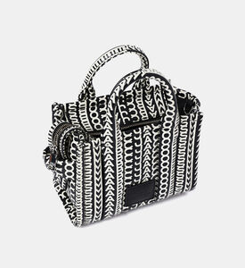 حقيبة يد صغيرة من الجلد بنقش Monogram