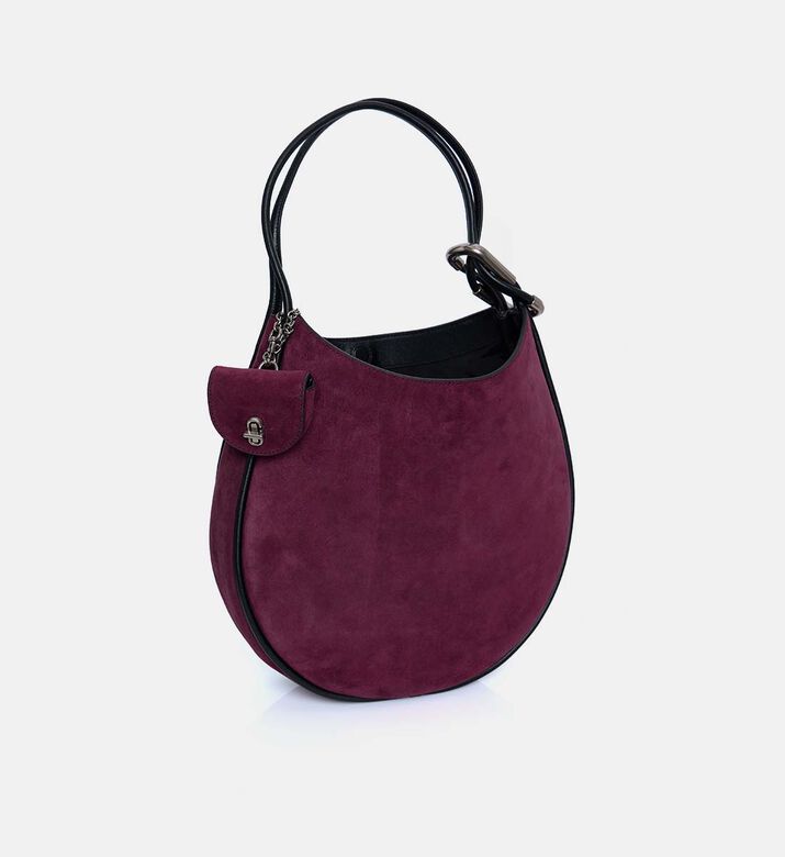 Marc Jacobs Suede Large Shoulder Bag, Light-violet, Packshot View Marc Jacobs Suede Large Shoulder Bag, Light-violet, Packshot View