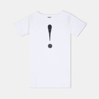 Cotton Sign-print T-shirt Dress