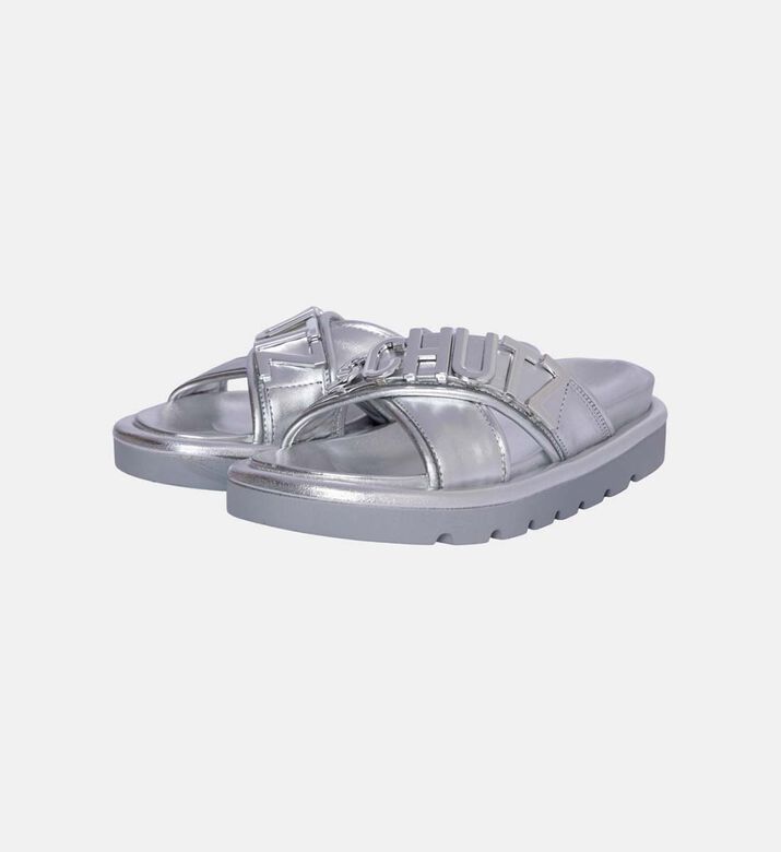 Metallic Platform 3d Logo Slides