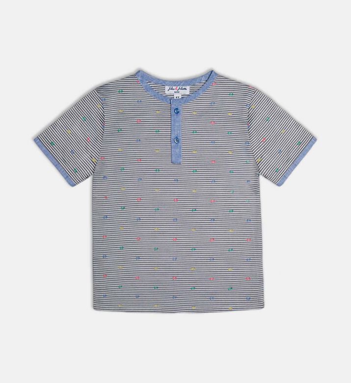 Alfred Striped Plumeti Boy T-shirt