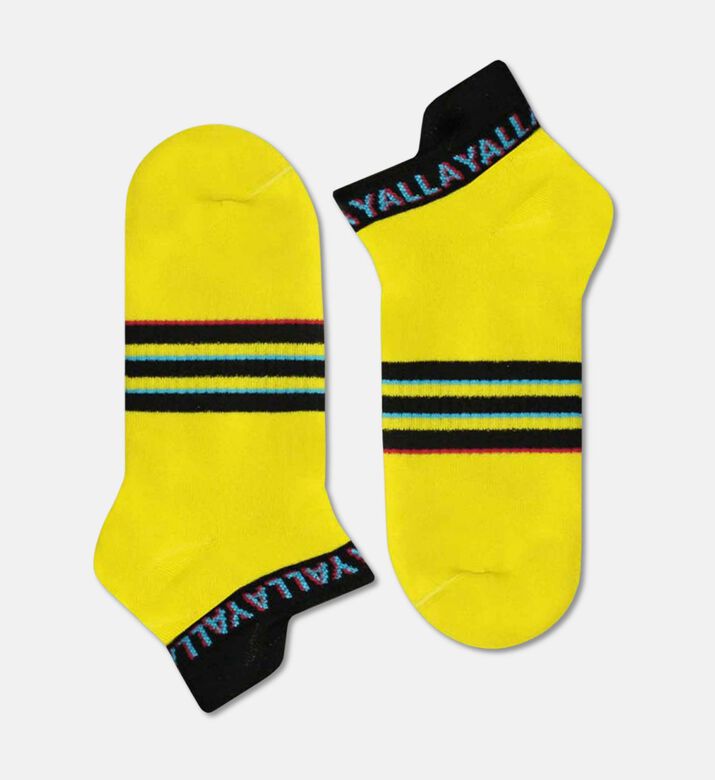 Sikasok Yellow Yalla Short Men Socks, Packshot View