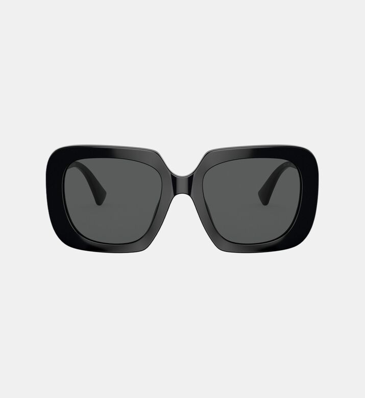 نظارة شمسية بعدسات هندسية داكنة 54