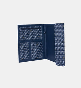 حقيبة ملفات جلد بطبعة ولوغو الماركة