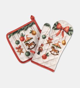 Clayre & Eef Oven Glove 18x30 Cm, Packshot View