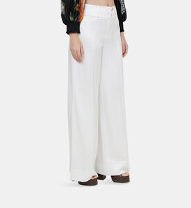 بنطال مامي بساق عريضة عالية الارتفاع