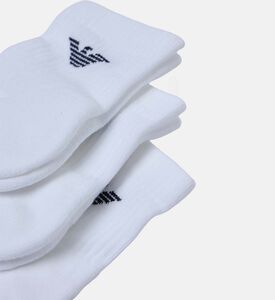 Emporio Armani Socks, White, Packshot View