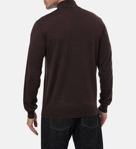 Les Deux Greyson Half-zip Merino Knit, Model View