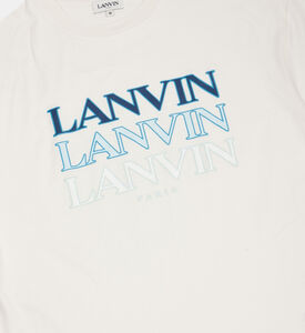 تيشيرت قطن بطبعة بلون متدرج