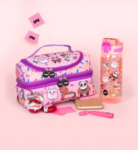 Animal-print Straw Bottle