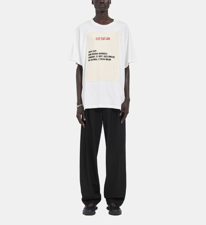 تيشيرت قطن بطبعة