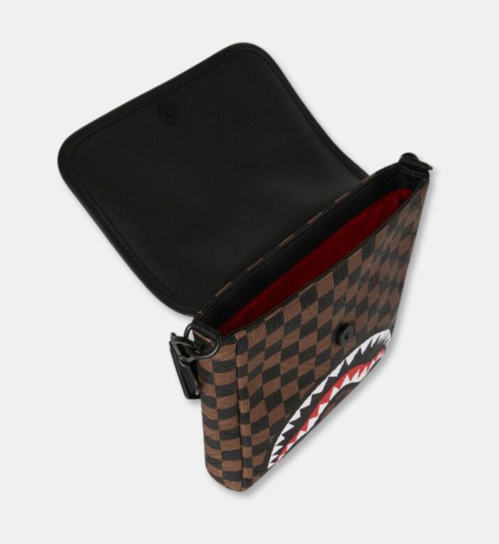 Sprayground Checkered Pattern Messenger Bag, Packshot View