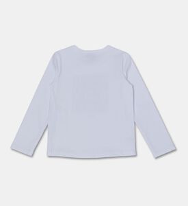 Twinset Long-sleeve Printed T-shirt, Black, 6y, Packshot View