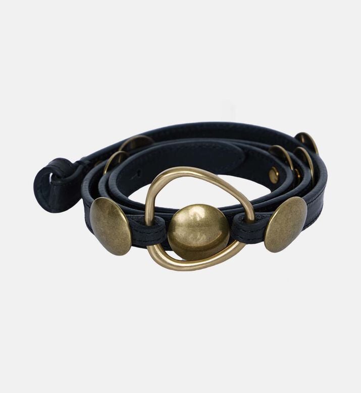 Oversized Antique Gold-tone Oval Studs Curved Buckle Belt Oversized Antique Gold-tone Oval Studs Curved Buckle Belt