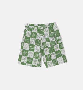 Graphic Printed Shorts