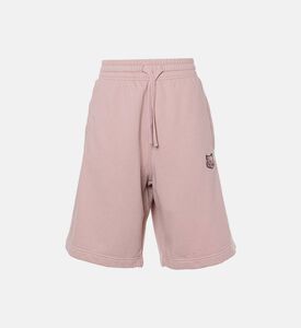 شورت جريء فضفاض بنقشة رأس ثعلب