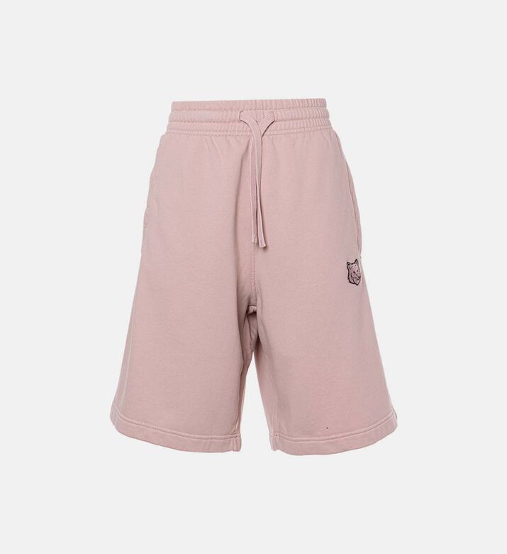 شورت جريء فضفاض بنقشة رأس ثعلب