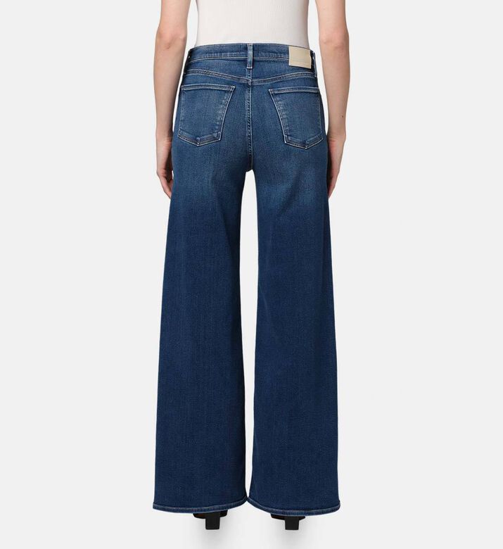 Citizen of Humanity Button Closure Wide-leg Denim Pants, Model View