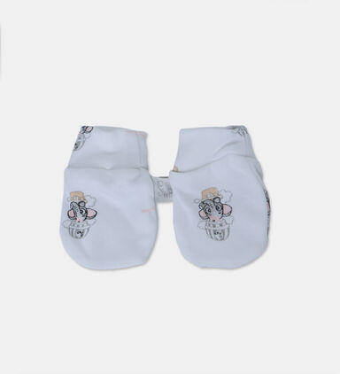 Animal-print Baby Mittens