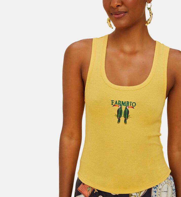 Toucan Bird Pattern Tank Top Toucan Bird Pattern Tank Top