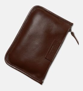 Hereu Calella Distressed Calf Leather Tote Bag, Dark-brown, Packshot View