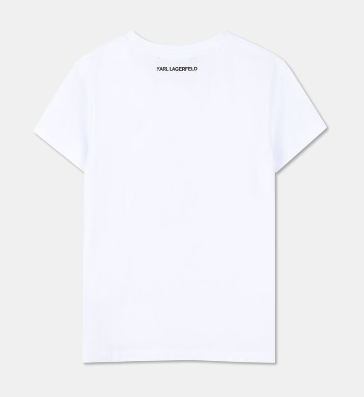 Karl Lagerfeld Logo-detail Duo Graphic T-shirt, Packshot View