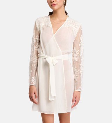 Giselle Bow-chantilly Lace Coverup