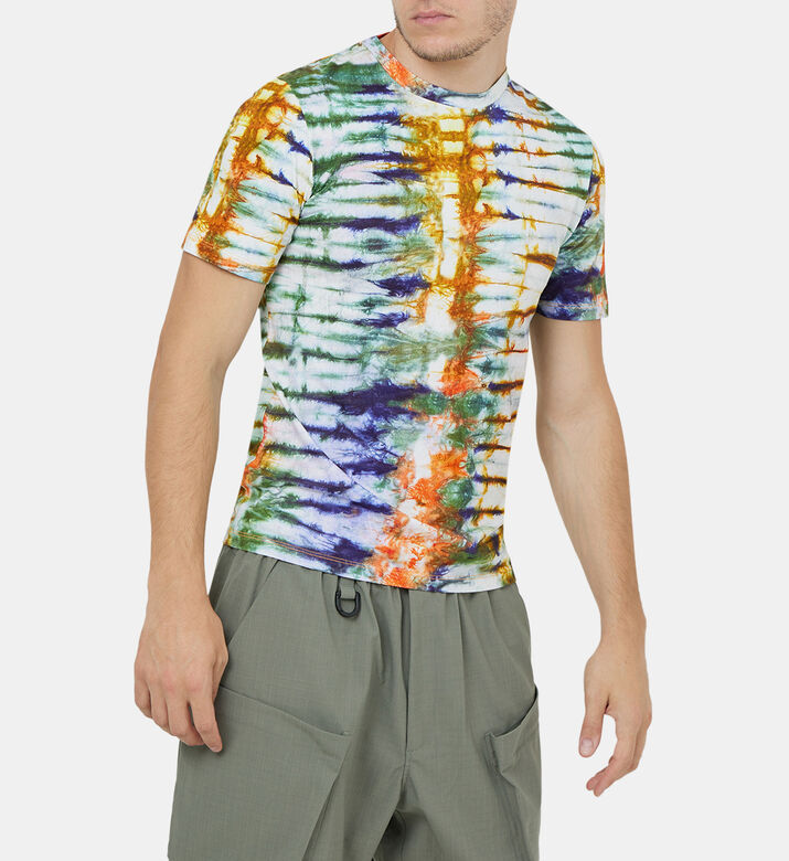 Regular Fit T-shirt In Yarn-dyed Organic Cotton