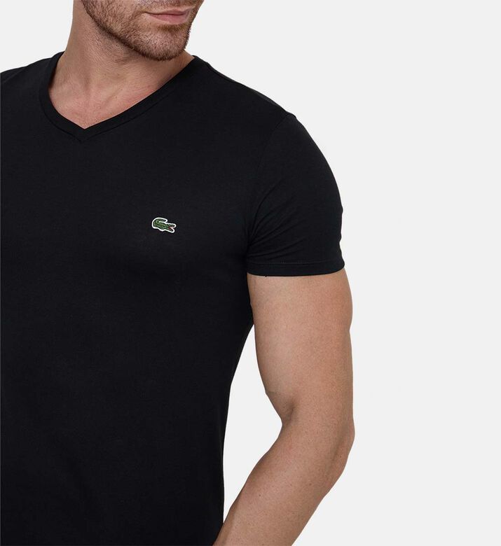 V-neck Pima Cotton Jersey T-shirt