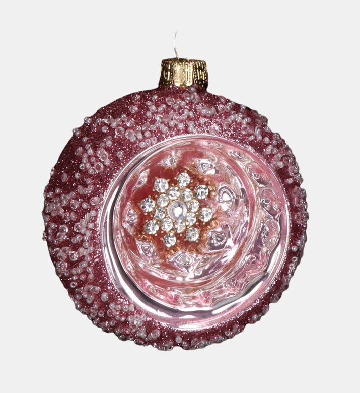 كرة معلقة مثقوبة بأحجار الراين 8 سم كرة معلقة مثقوبة بأحجار الراين 8 سم